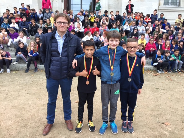 8 vainqueurs garçons CM1