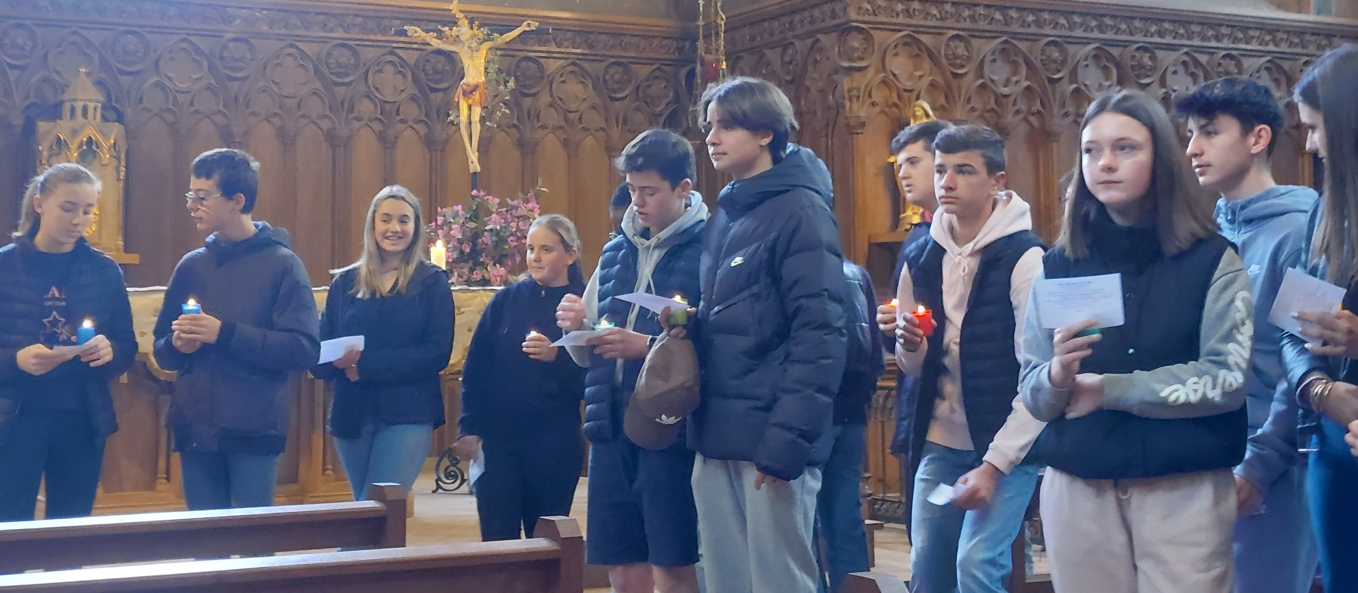 Célébration de la Pâques au collège Saint-Louis
