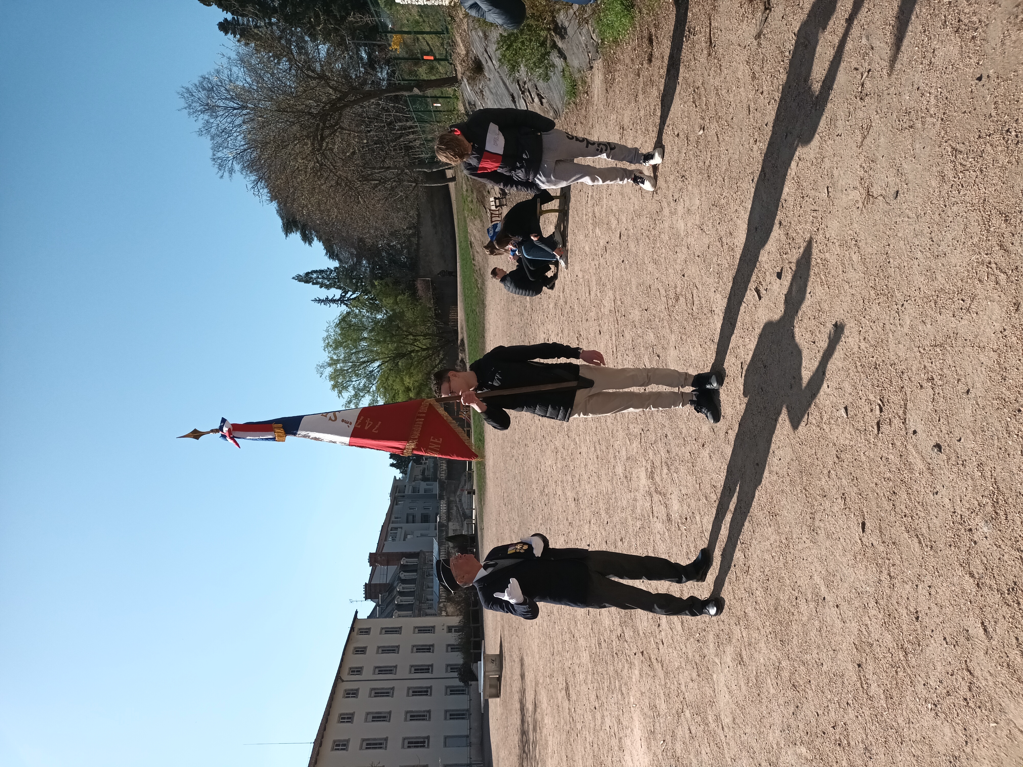 Formation Porte-drapeaux pour la classe défense