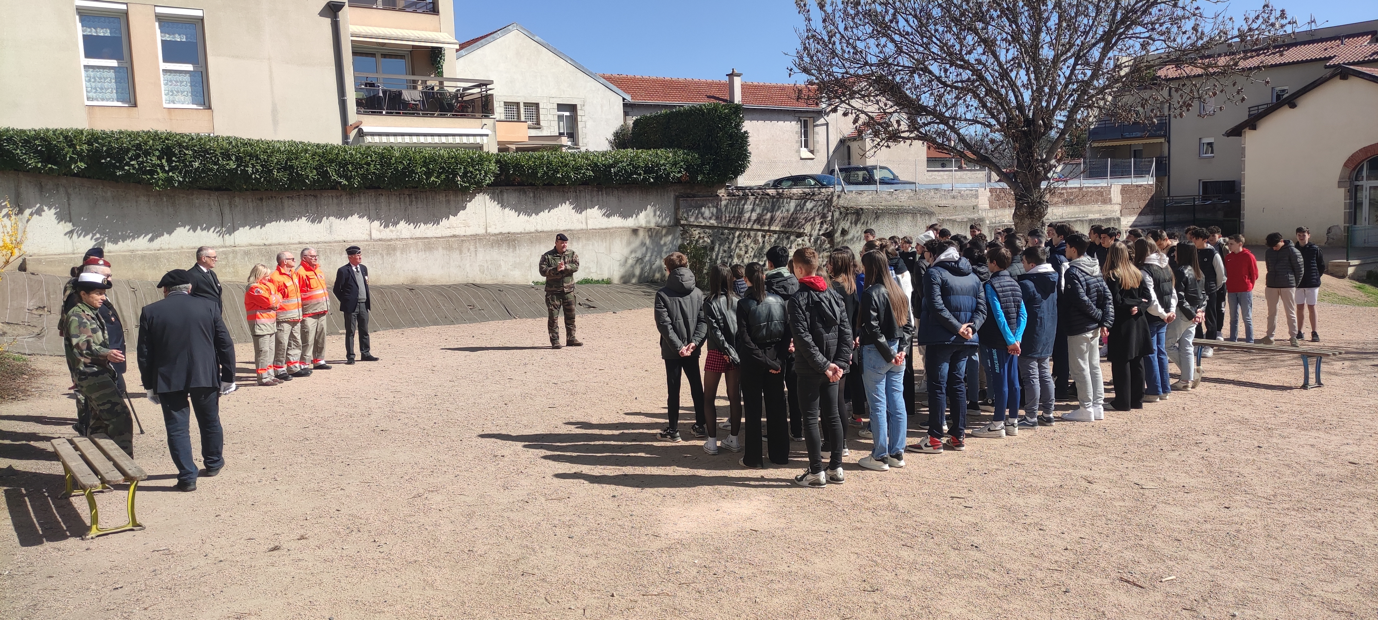 Formation Porte-drapeaux pour la classe défense