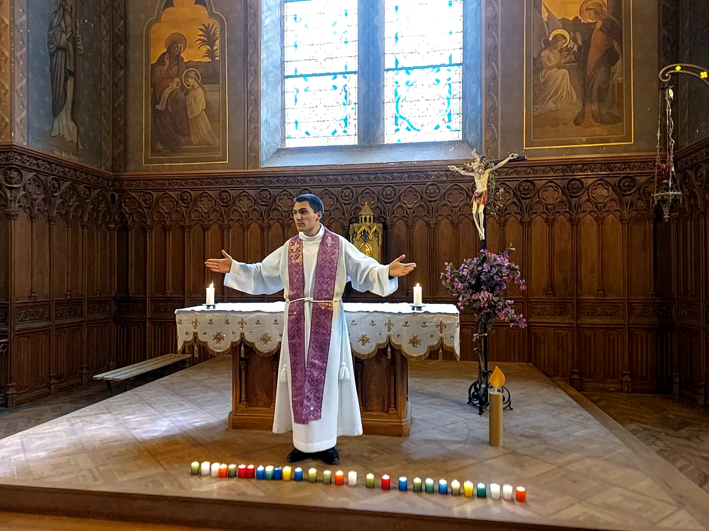 Célébration de la Pâques au collège Saint-Louis