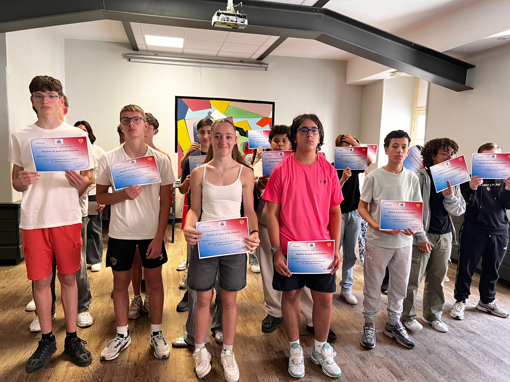 remise diplome porte drapeaux 2025