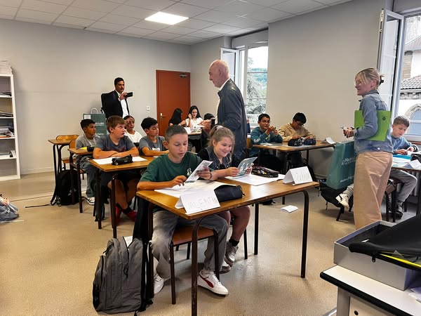 Visite élus collège St Louis 2025