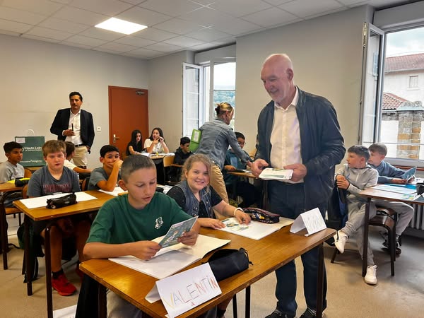 Visite élus collège St Louis 2025