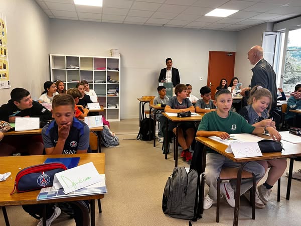 Visite élus collège St Louis 2025