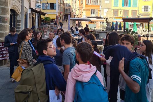 Les 4eme Euro visitent le Puy en Anglais