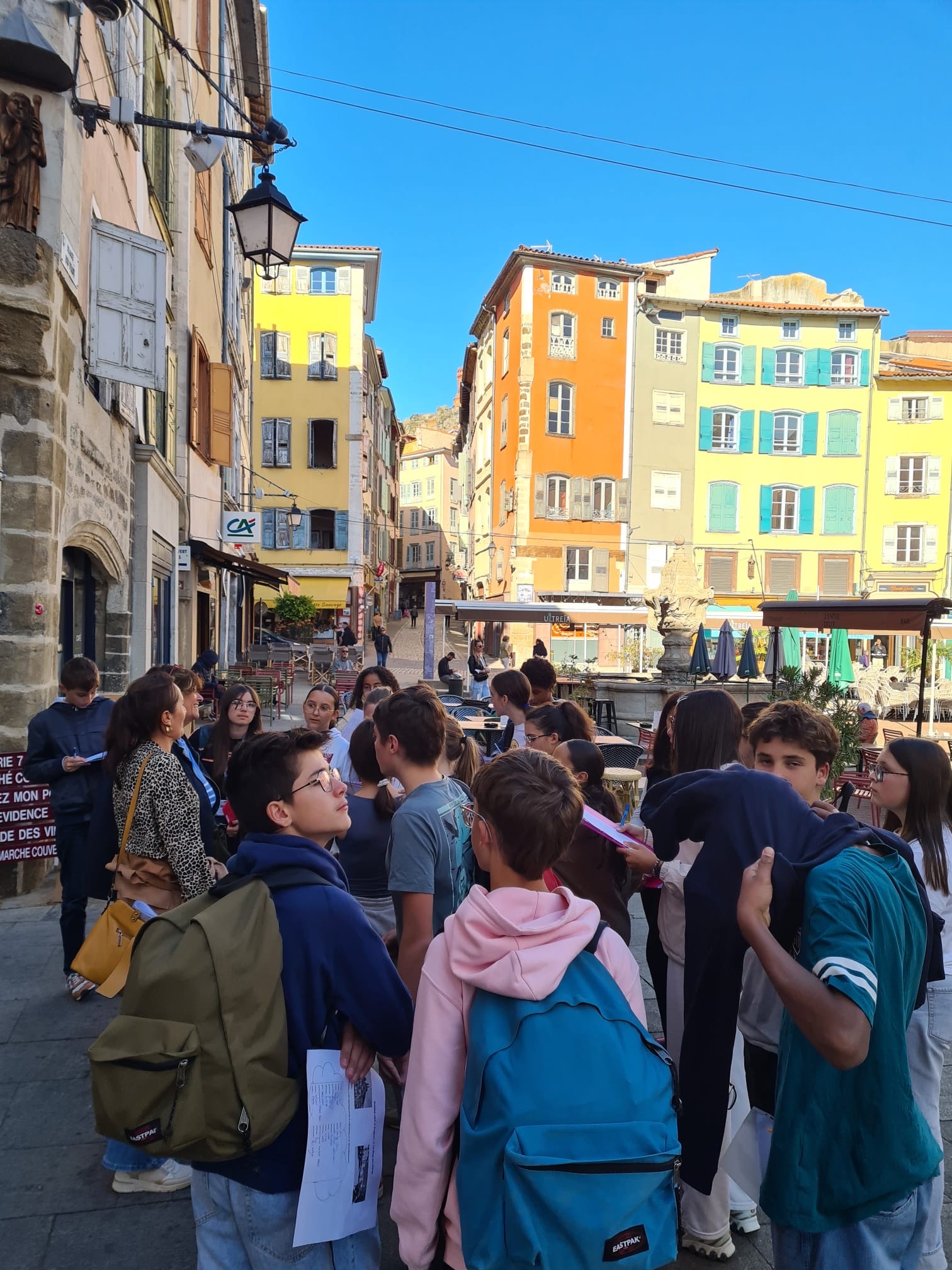 Les 4eme Euro visitent le Puy en Anglais